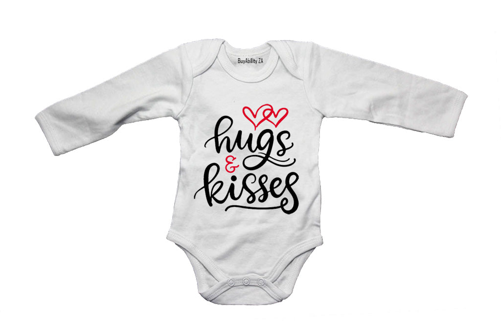 Hugs & Kisses - Valentine Inspired - Baby Grow