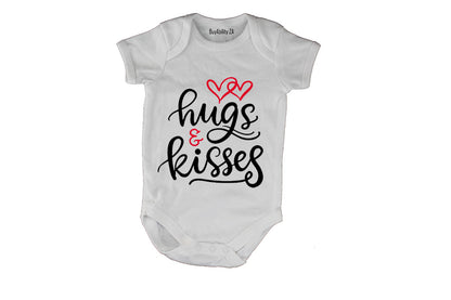 Hugs & Kisses - Valentine Inspired - Baby Grow