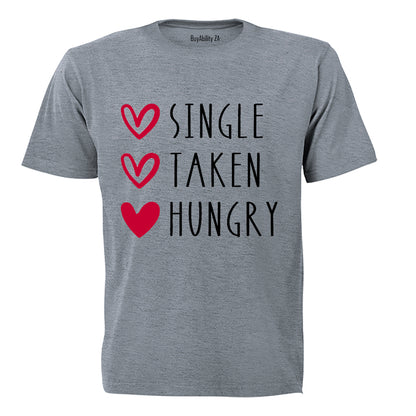 Hungry - Valentine - Adults - T-Shirt