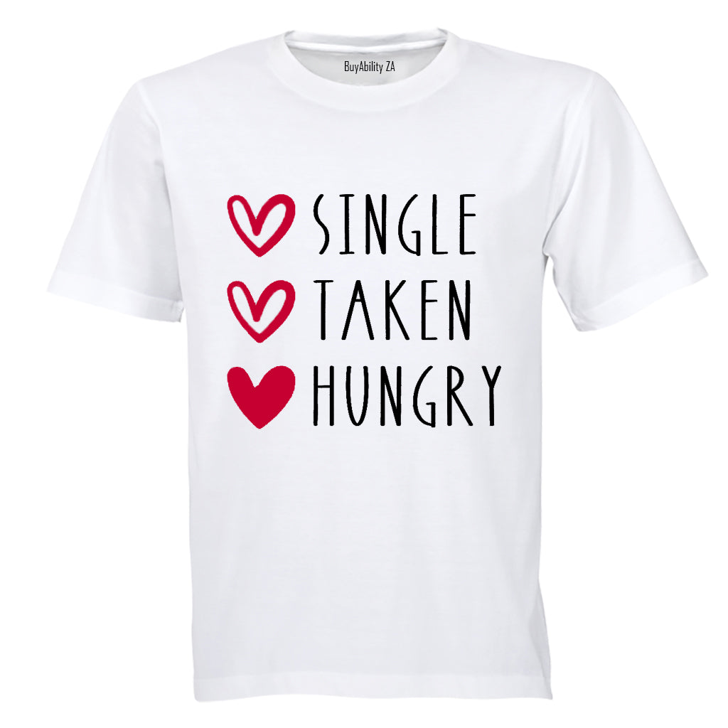 Hungry - Valentine - Adults - T-Shirt