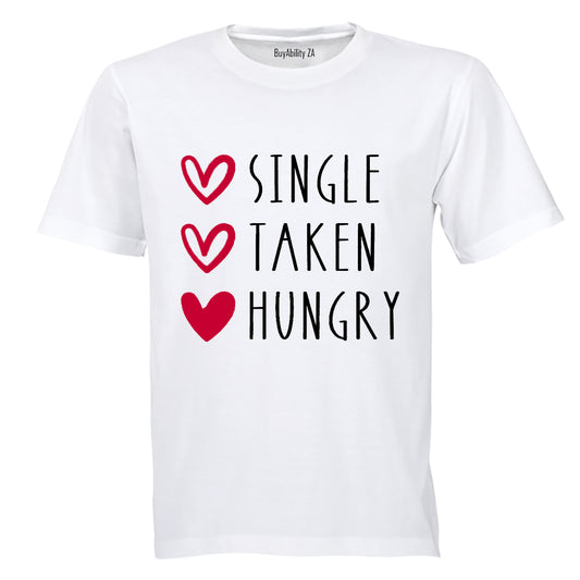 Hungry - Valentine - Adults - T-Shirt