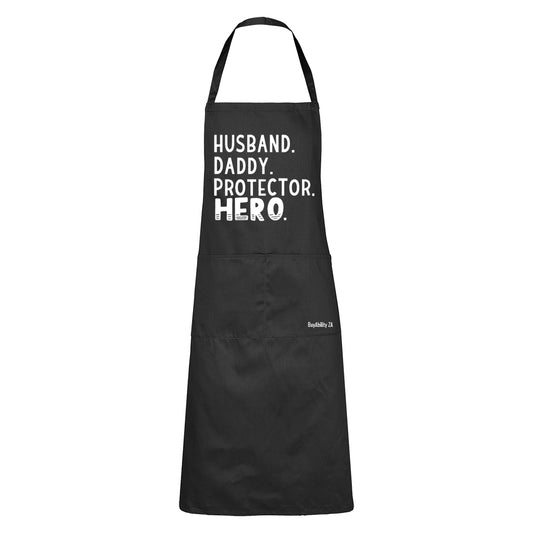 Husband. Daddy - Hero - Apron