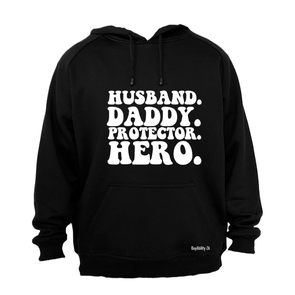 Husband. Daddy. Hero - Hoodie - BuyAbility South Africa