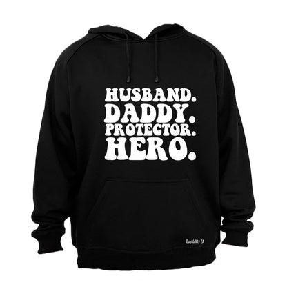 Husband. Daddy. Hero - Hoodie - BuyAbility South Africa