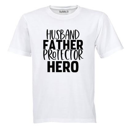 Husband Father Hero - Adults - T-Shirt - BuyAbility South Africa