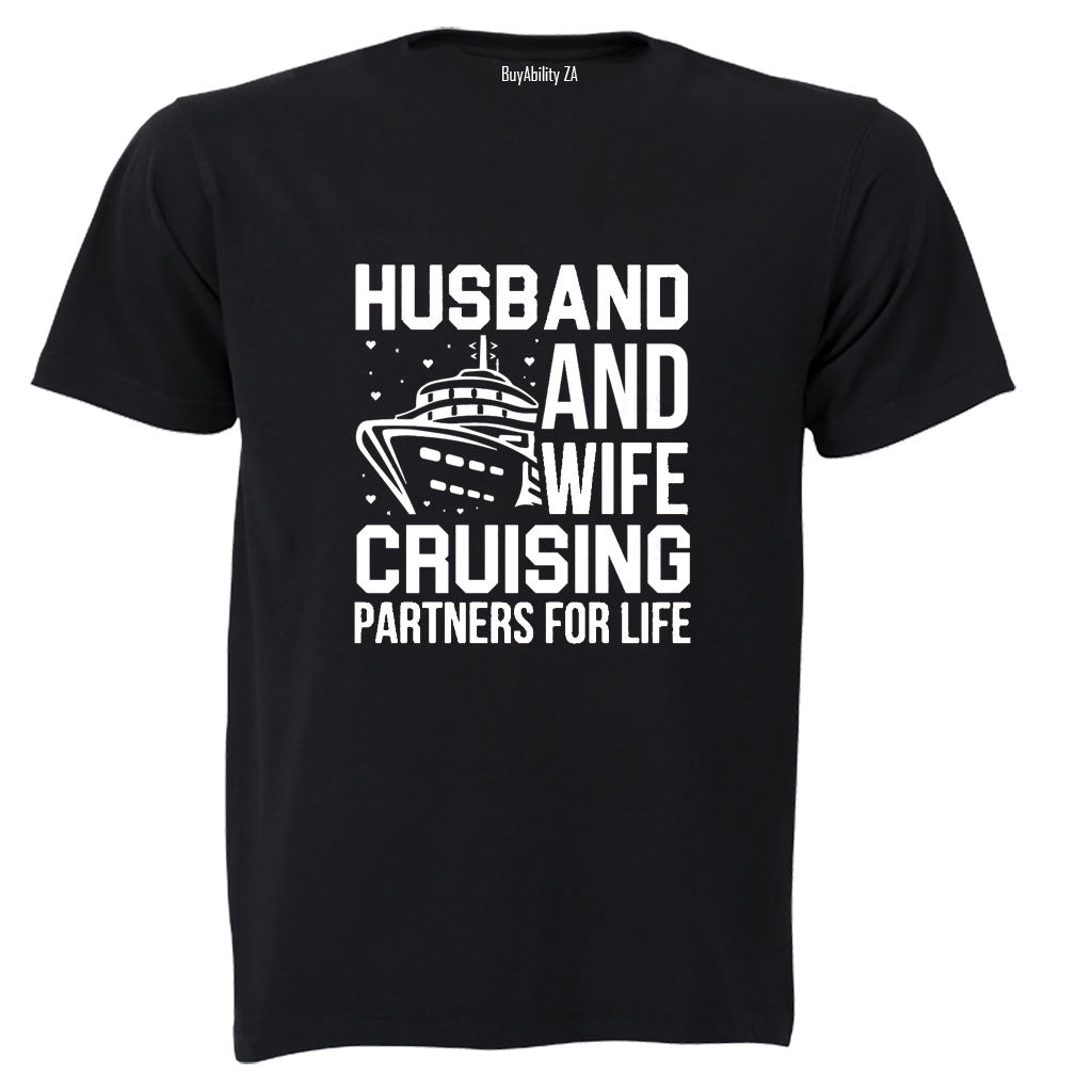 Husband & Wife Cruising - Adults - T-Shirt