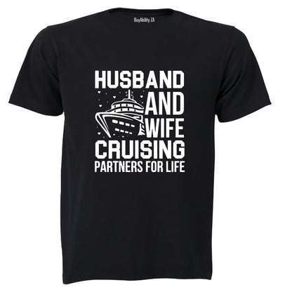 Husband & Wife Cruising - Adults - T-Shirt
