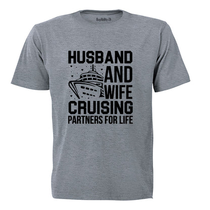 Husband & Wife Cruising - Adults - T-Shirt