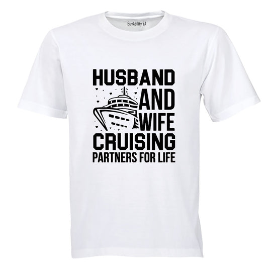 Husband & Wife Cruising - Adults - T-Shirt