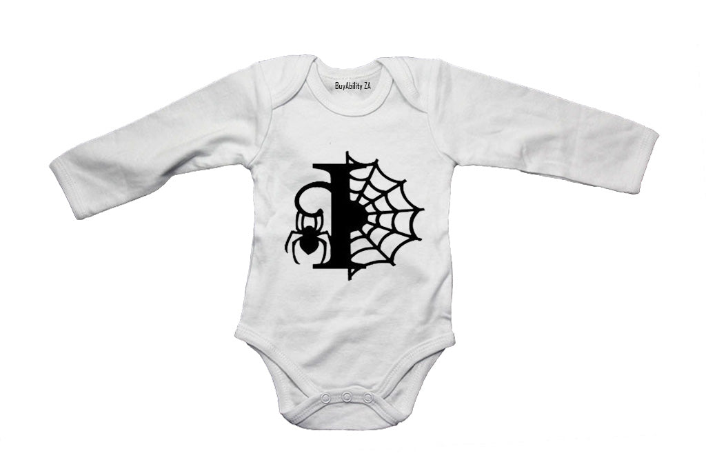 I - Halloween Spiderweb - Baby Grow