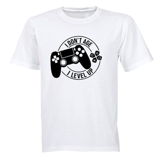 I Don't Age - Gamer - Adults - T-Shirt - BuyAbility South Africa