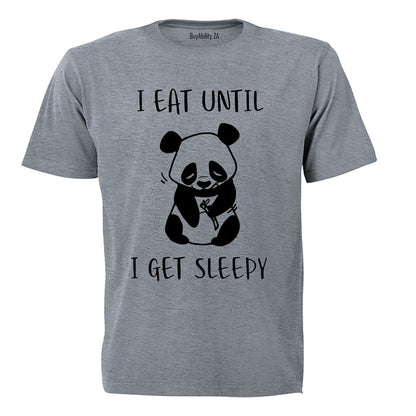 I Eat Until I Get Sleepy - Panda - Adults - T-Shirt