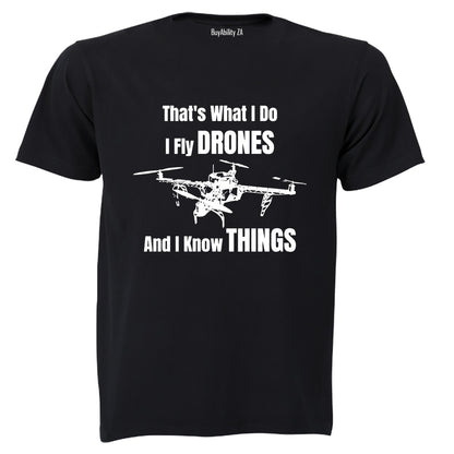 I Fly Drones - Adults - T-Shirt - BuyAbility South Africa