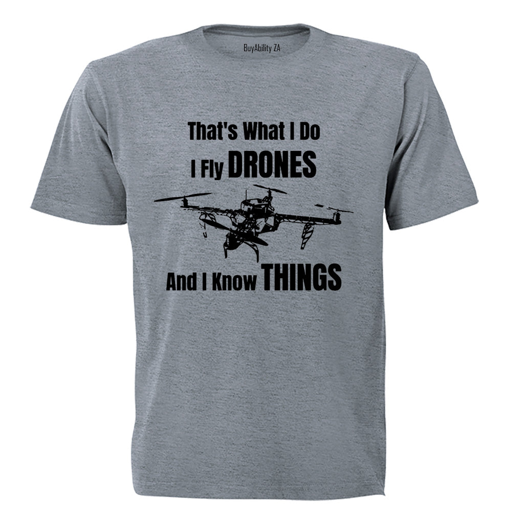 I Fly Drones - Adults - T-Shirt - BuyAbility South Africa
