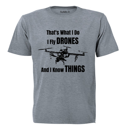 I Fly Drones - Adults - T-Shirt - BuyAbility South Africa