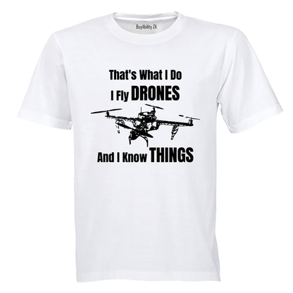 I Fly Drones - Adults - T-Shirt - BuyAbility South Africa