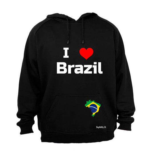 I Love Brazil - Hoodie