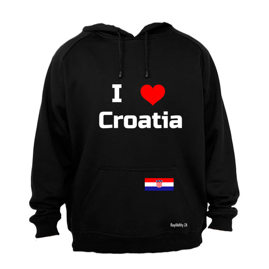 I Love Croatia - Hoodie