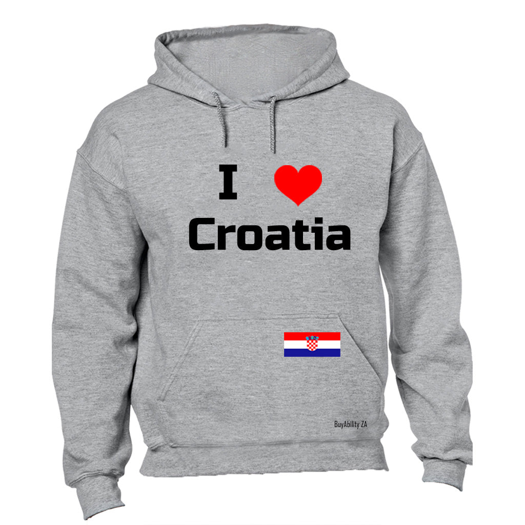 I Love Croatia - Hoodie