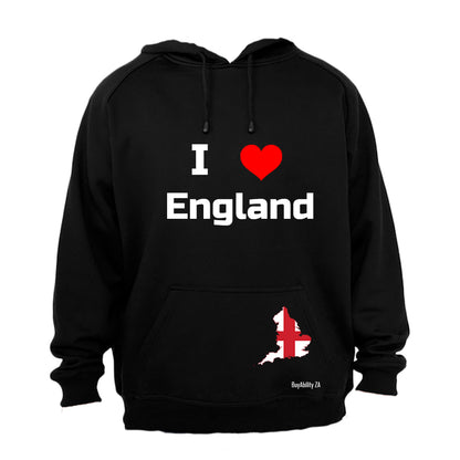 I Love England - Hoodie