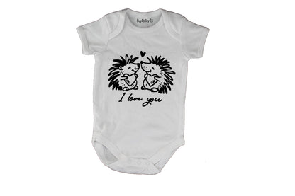 I Love You - Hedgehogs - Baby Grow