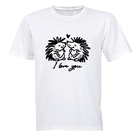I Love You - Hedgehogs - Kids T-Shirt - BuyAbility South Africa