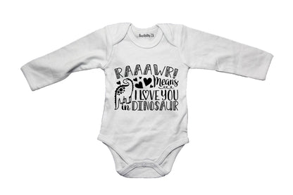 I Love You in Dinosaur - Baby Grow - BuyAbility South Africa