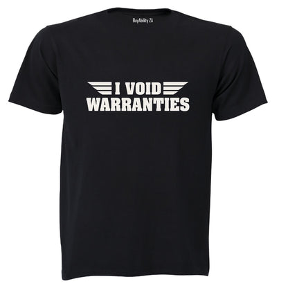 I Void Warranties - Adults - T-Shirt - BuyAbility