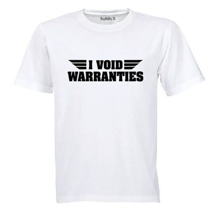 I Void Warranties - Adults - T-Shirt - BuyAbility