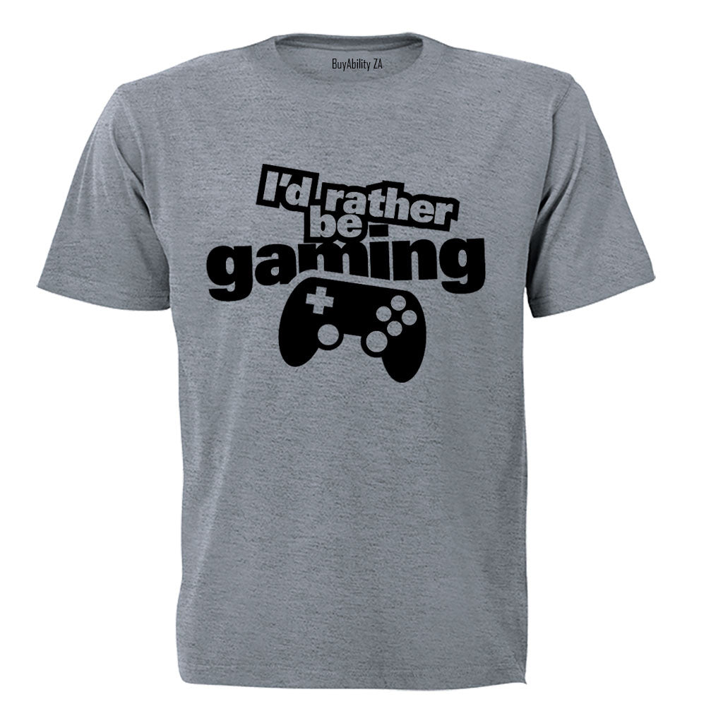 I'd Rather Be Gaming - Kids T-Shirt