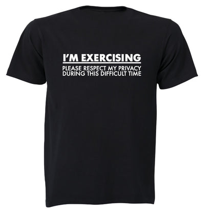 I'm Exercising - Gym - Adults - T-Shirt - BuyAbility South Africa