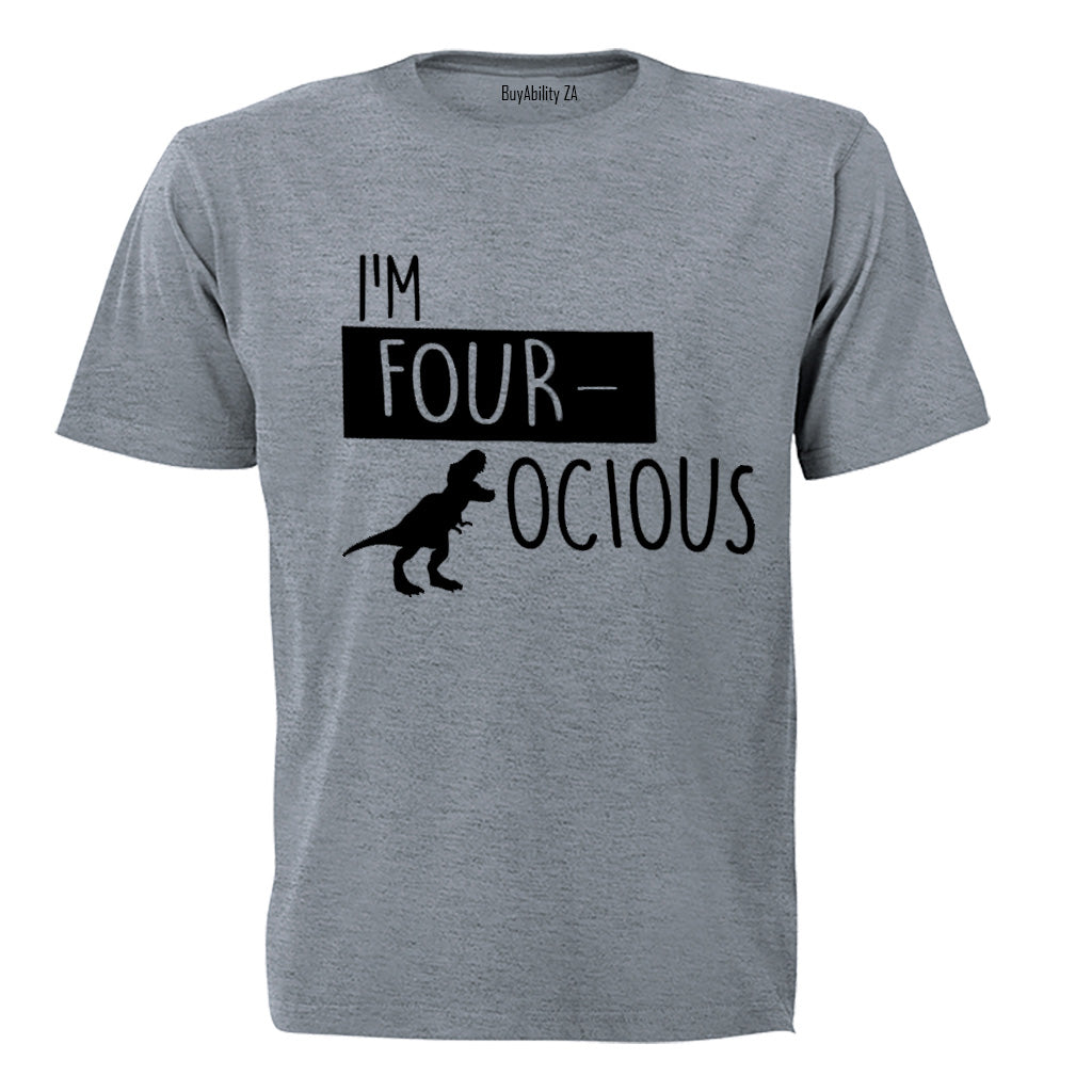 I'm FOUR-ocious - Kids T-Shirt