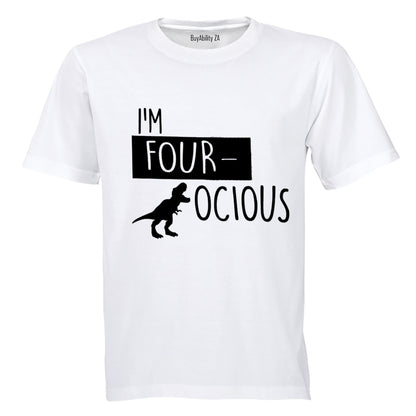 I'm FOUR-ocious - Kids T-Shirt