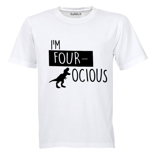 I'm FOUR-ocious - Kids T-Shirt