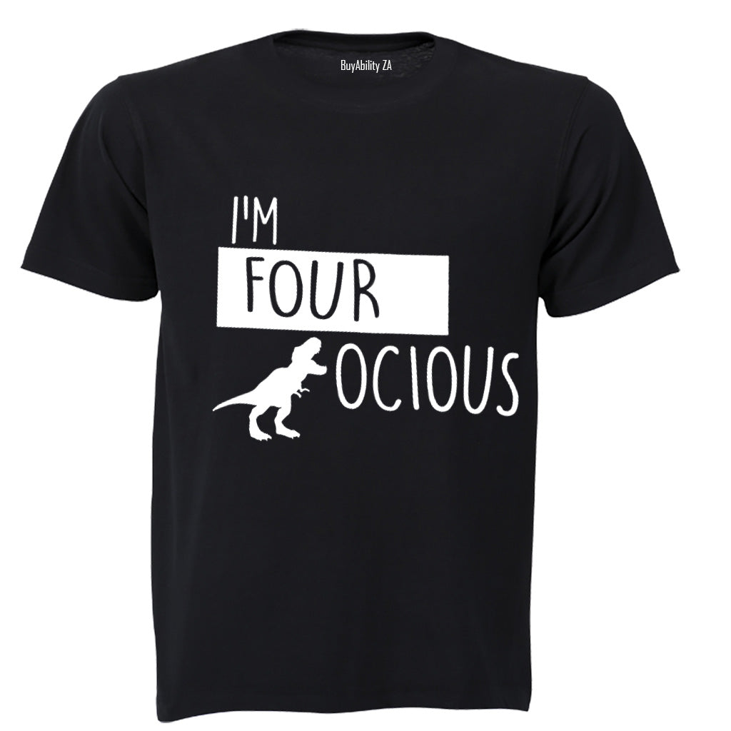 I'm FOUR-ocious - Kids T-Shirt