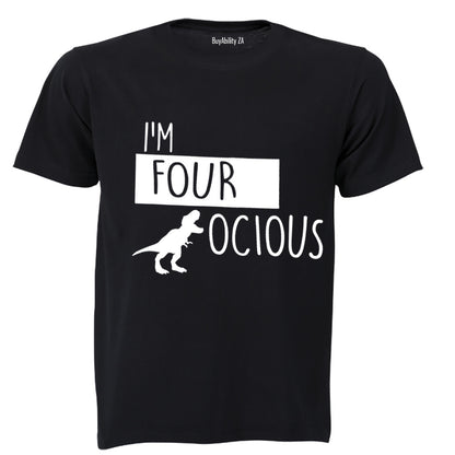 I'm FOUR-ocious - Kids T-Shirt