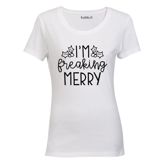 I'm Merry - Christmas - Ladies - T-Shirt