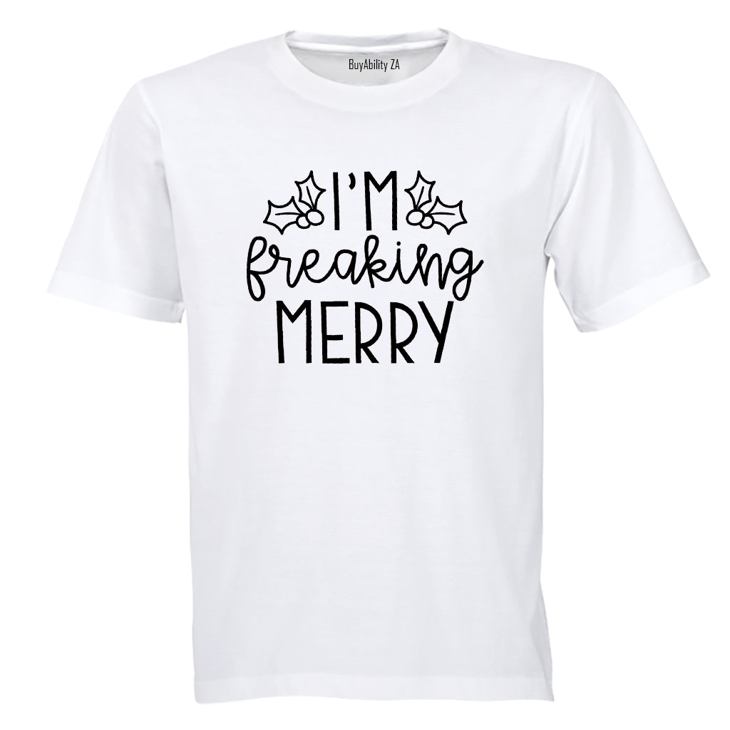 I'm Merry - Christmas - Adults - T-Shirt