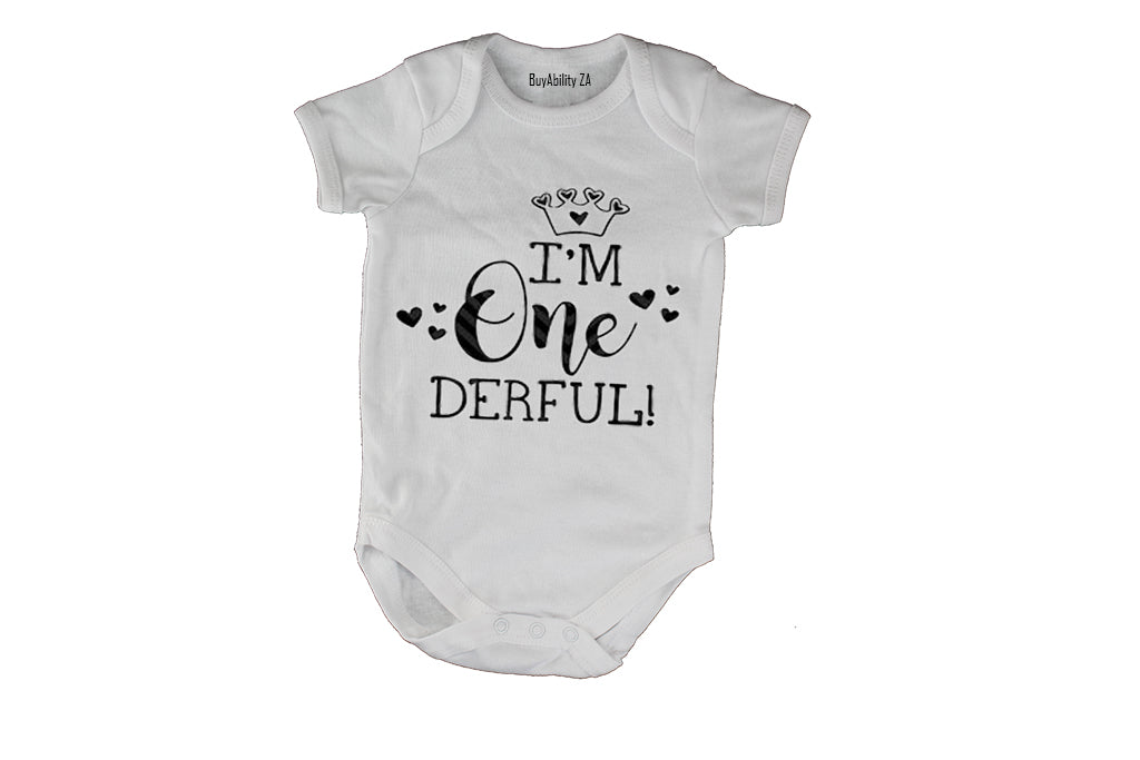 I'm ONE-derful - Baby Grow
