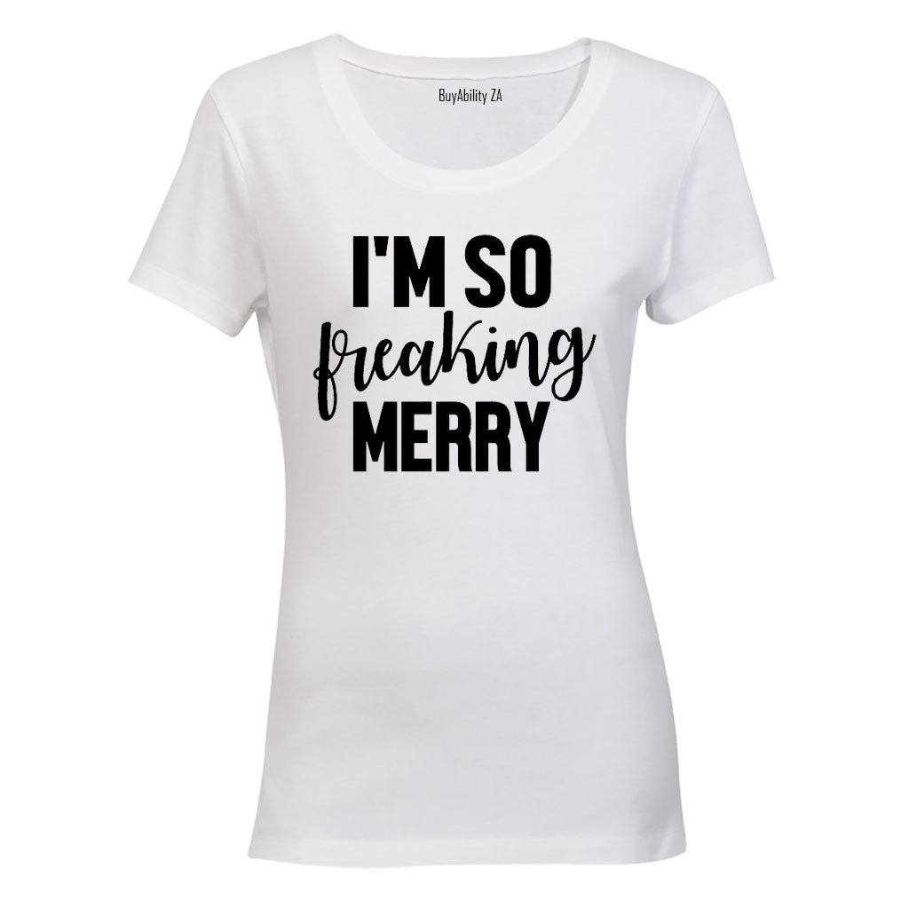So Merry - Christmas - Ladies - T-Shirt