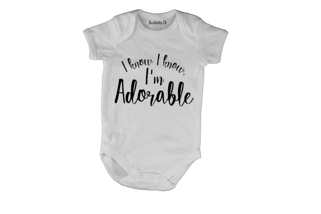 I'm Adorable - Baby Grow