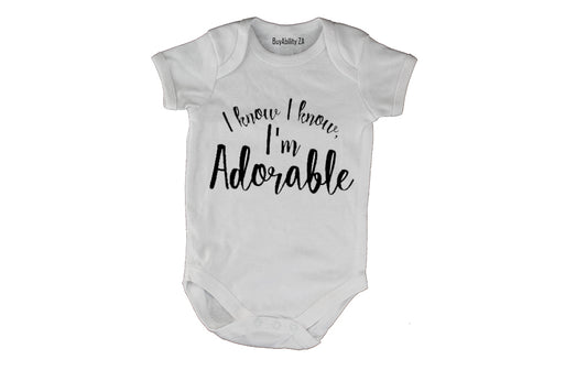 I'm Adorable - Baby Grow