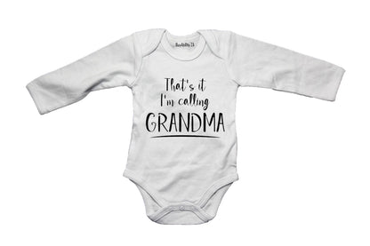 I'm Calling Grandma - Baby Grow