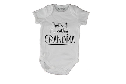 I'm Calling Grandma - Baby Grow
