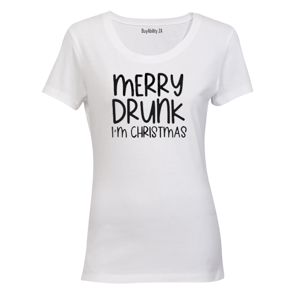 Merry - I'm Christmas - Ladies - T-Shirt - BuyAbility South Africa