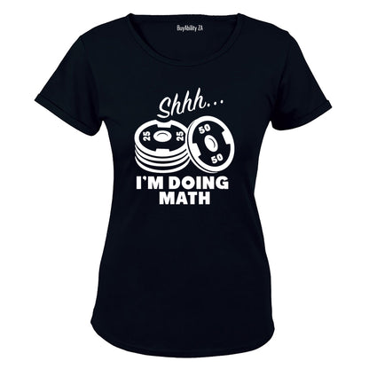 I'm Doing Math - Weight Plates - Ladies - T-Shirt