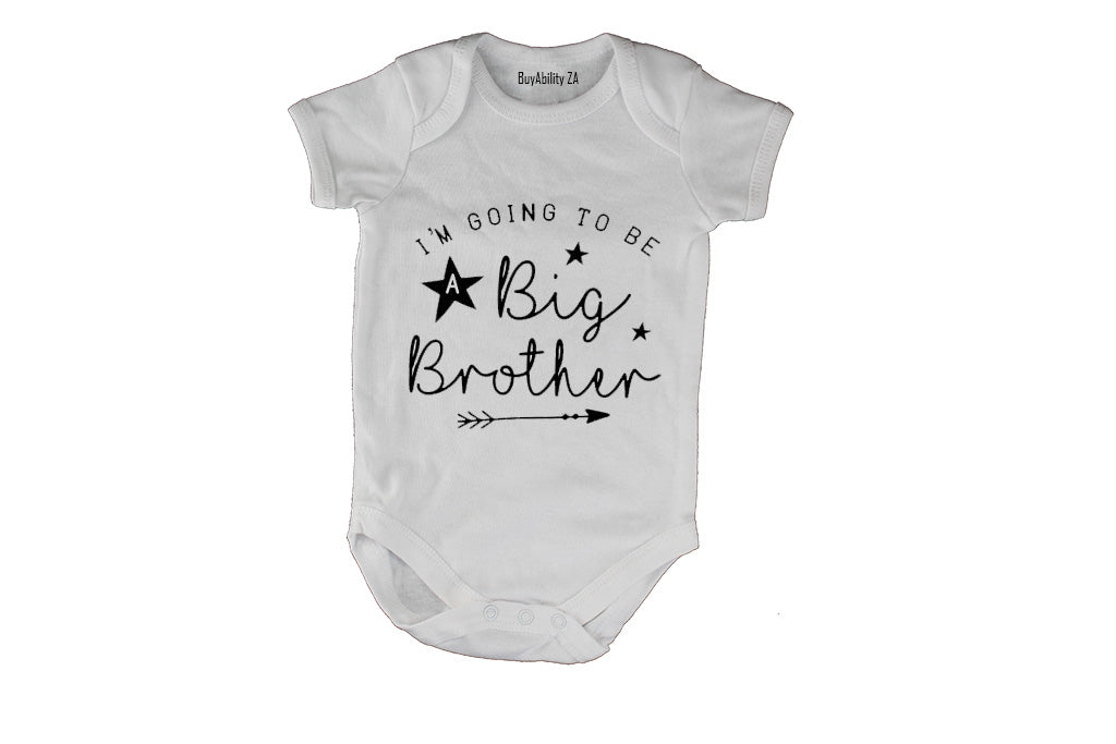 I'm Going to be a Big Brother - Stars and Arrow - Baby Grow