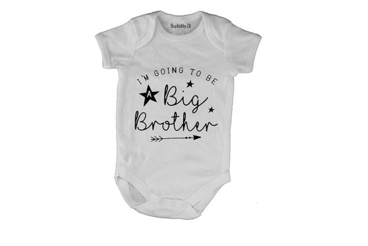 I'm Going to be a Big Brother - Stars and Arrow - Baby Grow
