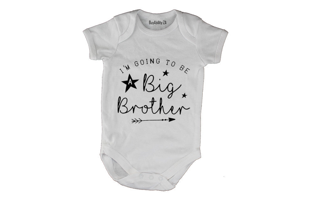 Im Going to be a Big Brother - Stars and Arrow - Baby Grow