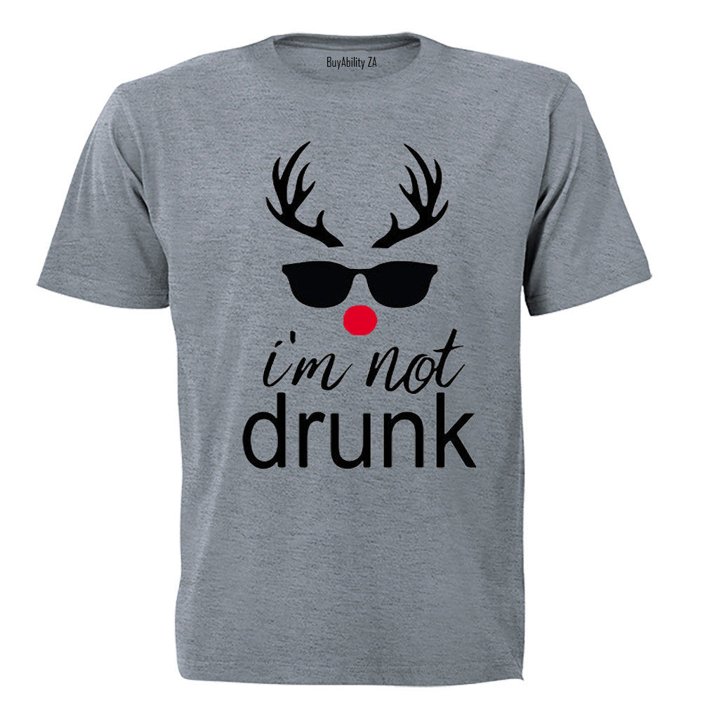 I'm Not Drunk - Christmas Reindeer - Adults - T-Shirt